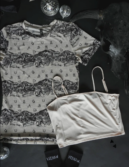 Tombstone Town Mesh Short Sleeve