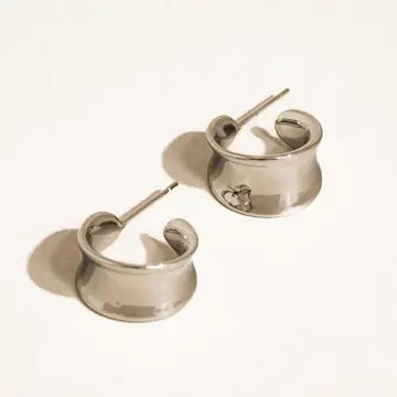 Silver Hoop Earrings